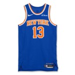 Tyler Kolek ‘Abu Dhabi Games’ New York Knicks 2025-2026 Game Worn Icon Edition Jersey | Matched to 2 Games