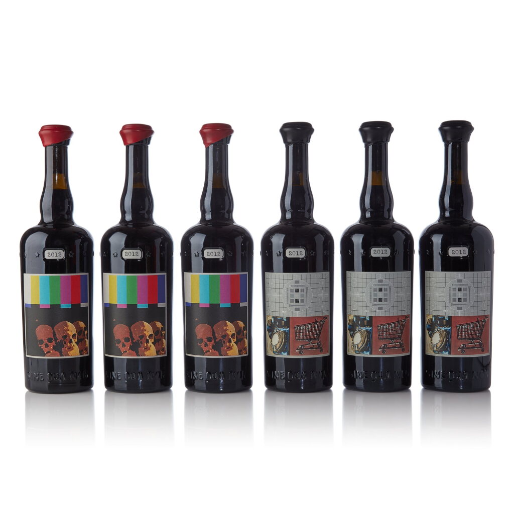 View full screen - View 1 of Lot 399. Sine Qua Non, Rattrapante, Eleven Confessions Vineyard, Grenache and Touché, Eleven Confessions Vineyard, Syrah 2012 (6 BT).