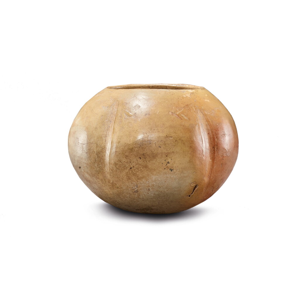 View full screen - View 1 of Lot 3. Olmec Gadrooned Vessel, Las Bocas, Early Preclassic, circa 1200 - 900 BC.