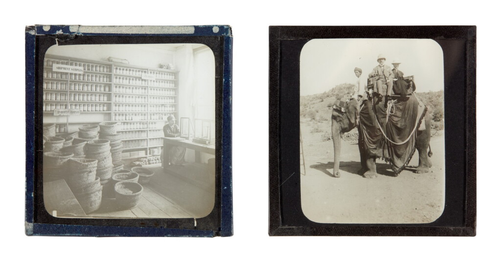 View full screen - View 1 of Lot 99. India | Seventy-four glass magic lantern slides of northern India and Pakistan, in two boxes, c. 1900.