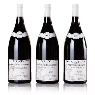 View full screen - View 1 of Lot 394. Gevrey Chambertin, Petite Chapelle, Vieilles Vignes 2009 Bernard Dugat-Py (3 MAG).