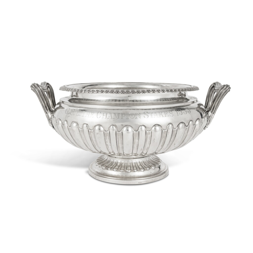 View full screen - View 1 of Lot 1130. A Victorian Silver Large Two-Handled Punch Bowl, Maker's Mark of John Newton Mappin for Mappin & Webb, London, 1894.