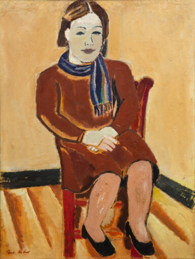 View full screen - View 1 of Lot 108. La femme en bleu.