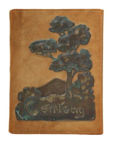 View full screen - View 1 of Lot 64. Elizabeth Eaton Burton, "Century" Book Cover.