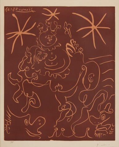 View full screen - View 1 of Lot 73. PABLO PICASSO | CARNAVAL 1967 (B. 1242; BA. 1852).