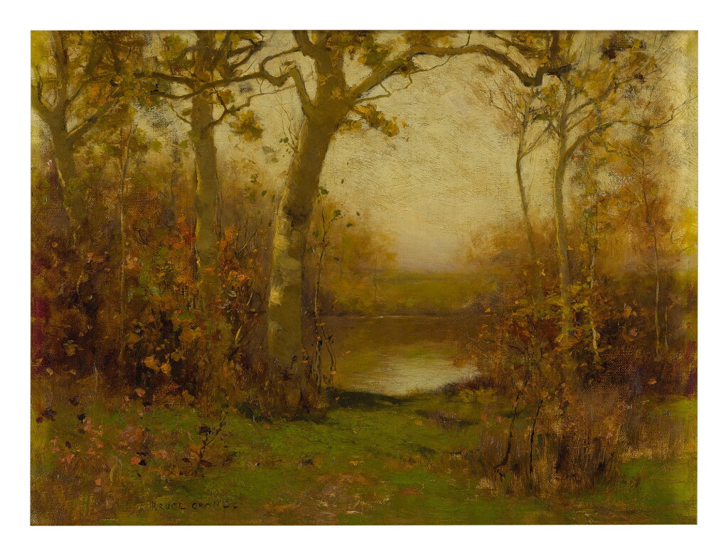 Voir en plein écran - Voir 1 du lot 46. BRUCE CRANE | POND IN AUTUMN.