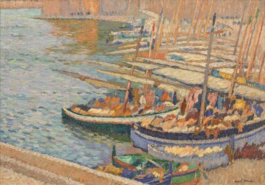 View full screen - View 1 of Lot 239. Barques à Collioure.