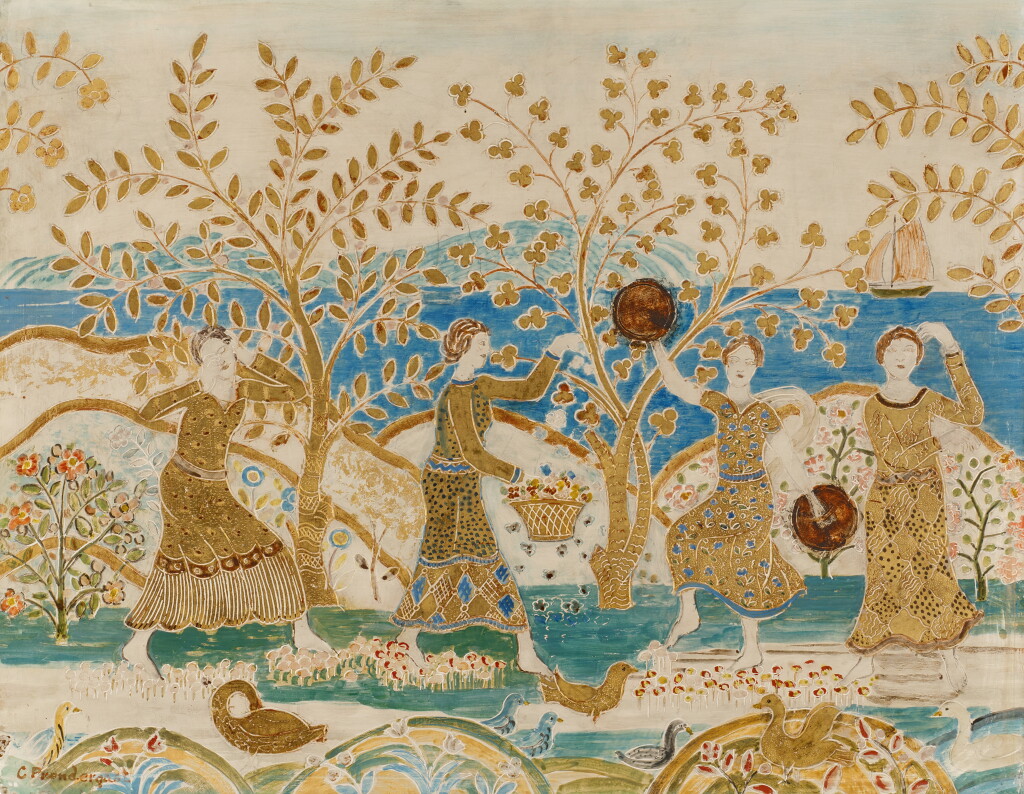 View full screen - View 1 of Lot 309. Dancing Figures.