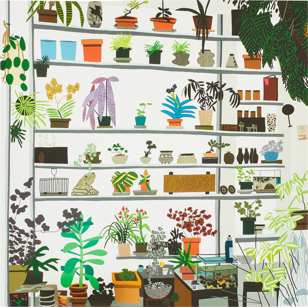 View full screen - View 1 of Lot 83. Large Shelf Still Life | 大架子上的靜物.