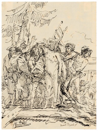 View full screen - View 1 of Lot 277. Christ Stripped of His Garments.