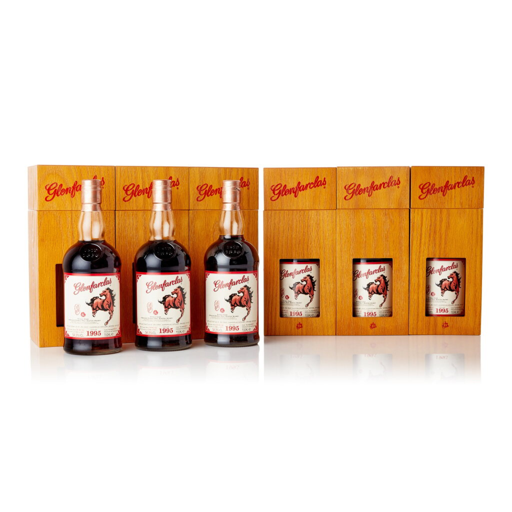 View full screen - View 1 of Lot 1532. Glenfarclas Single Cask #6618 54.3 abv 1995 (6 BT70).