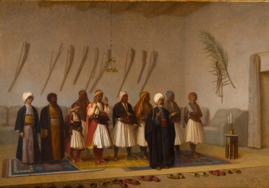 View full screen - View 1 of Lot 16. Prayer in the House of the Arnaut Chief.
