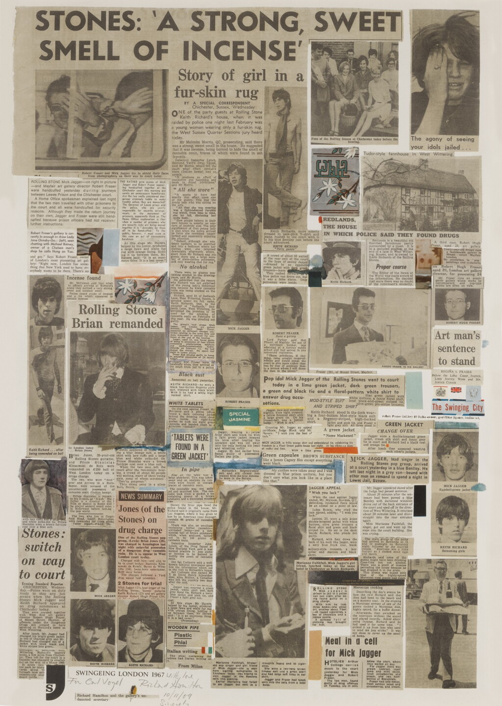 View full screen - View 1 of Lot 71. Swingeing London 67 - Poster (Lullin 69).
