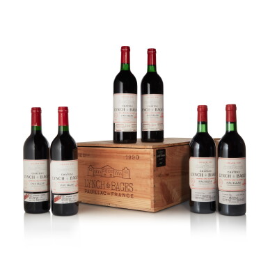 View full screen - View 1 of Lot 77. Château Lynch Bages 1990 (12 BT).