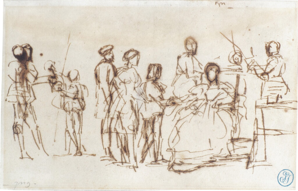 全萤幕检视 - 查看70The young Raphael taking leave of the Duchess of Urbino的1