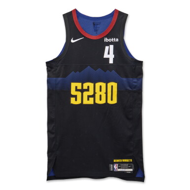 View full screen - View 1 of Lot 159. Hunter Tyson Denver Nuggets 2024 NBA Playoffs Western Conference Round 1 Game Worn City Edition Jersey | Game 2.