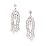 Pair of Diamond Earrings