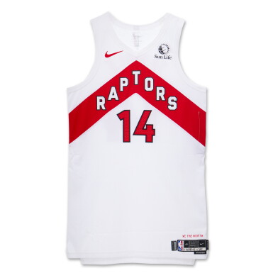 View full screen - View 1 of Lot 132. Garrett Temple Toronto Raptors 2023-2024 Game Issued Association Edition Jersey .