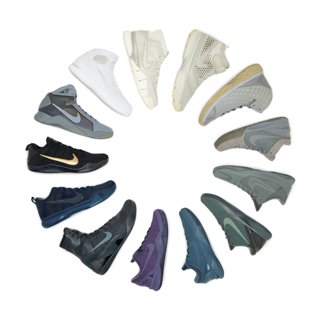 View full screen - View 1 of Lot 20. Set of 13 | Nike Kobe Bryant 'Black Mamba Pack' | Complete Collection | Size 9 - 11.