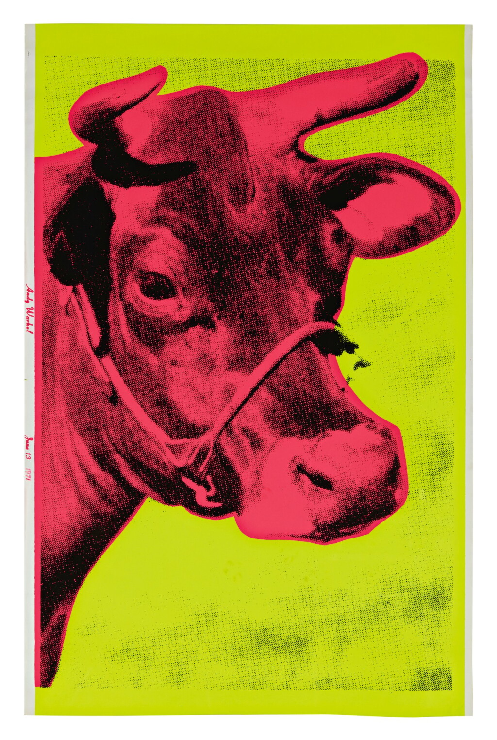 View full screen - View 1 of Lot 89. ANDY WARHOL | COW (SEE FELDMAN & SCHELLMANN II.11).