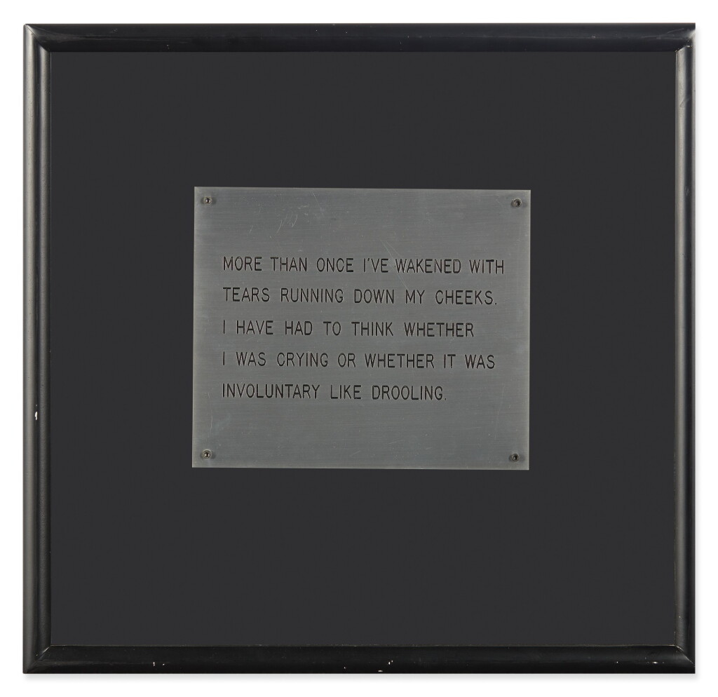 View full screen - View 1 of Lot 196. JENNY HOLZER | UNTITLED (THE LIVING SERIES).