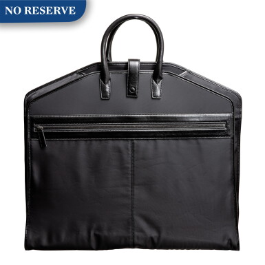 View full screen - View 1 of Lot 617. A. LANGE & SÖHNE | A BLACK LEATHER AND POLYFABRIC GARMENT BAG, CIRCA 2012.