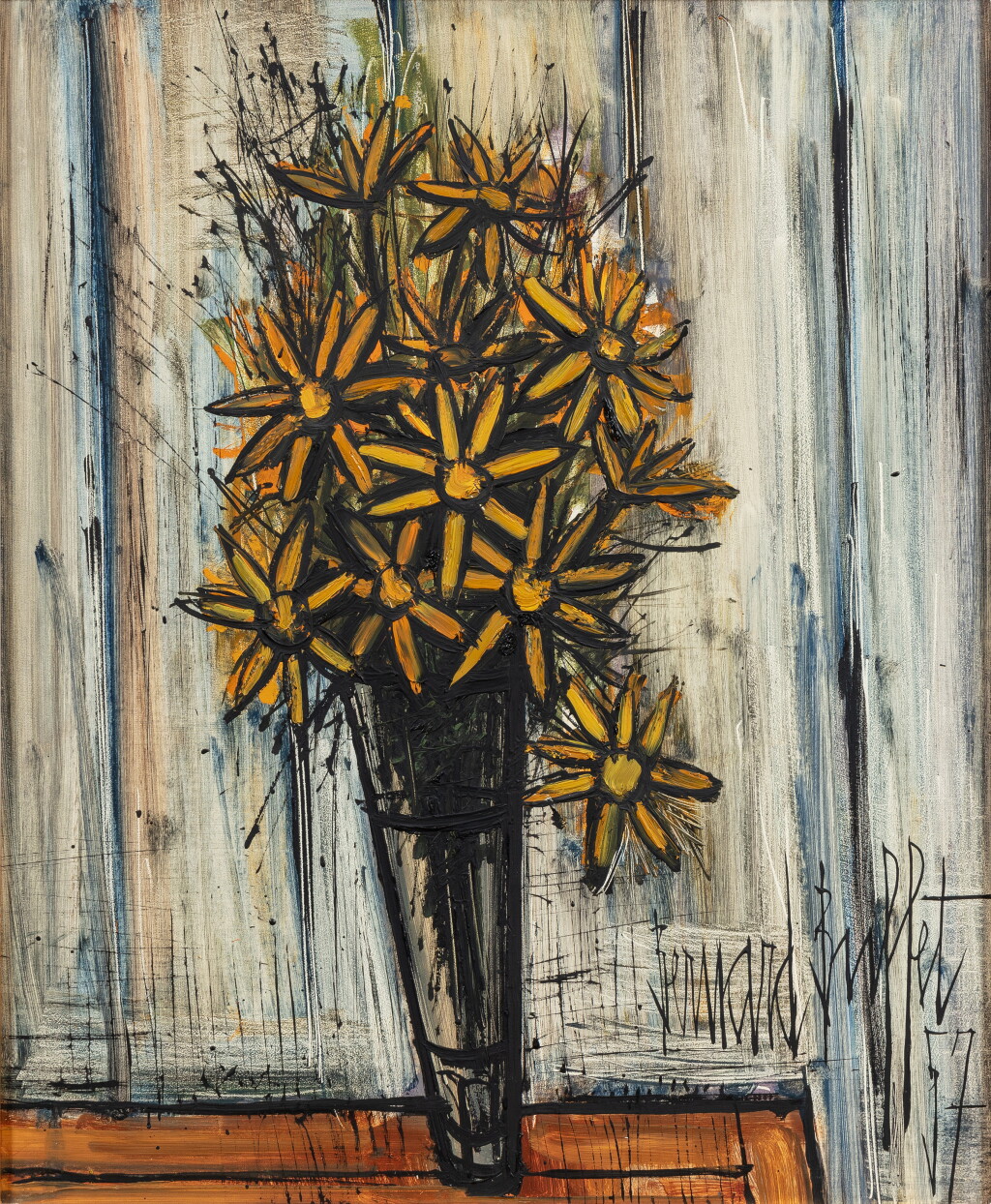 View full screen - View 1 of Lot 120. Marguerites dans un verre.
