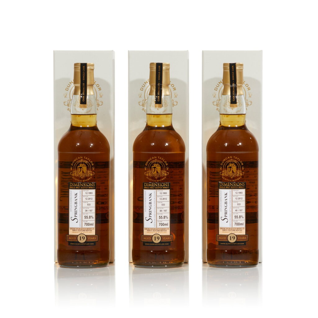 全萤幕检视 - 查看432Springbank Duncan Taylor Dimensions 19 Year Old 55.8 abv 1993 (3 BT70)的1