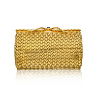 View full screen - View 1 of Lot 422. Gold and Sapphire Case, France.