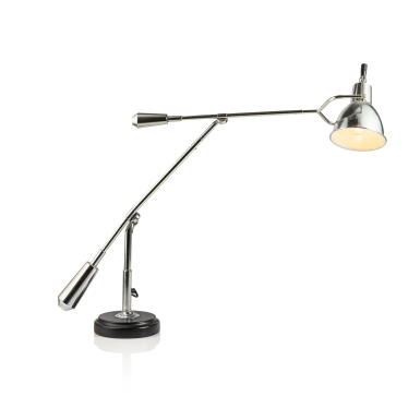 View full screen - View 1 of Lot 297. "Équilibrée double balancier" table lamp.