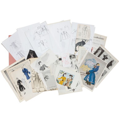 View full screen - View 1 of Lot 98. A large folder containing working documents, 1978-1979.