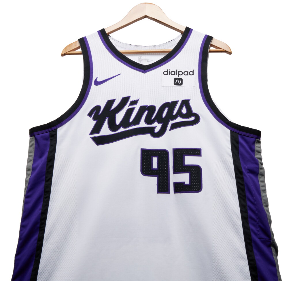 View full screen - View 1 of Lot 173. Juan Toscano-Anderson Sacramento Kings 2023-2024 Game Worn Association Edition Jersey.