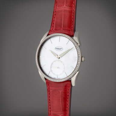 View full screen - View 1 of Lot 88. Tonda 1950 | A white gold and diamond-set wristwatch with Mother of pearl dial, Circa 2021.