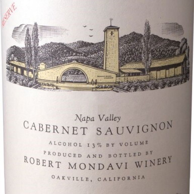 View full screen - View 1 of Lot 358. Robert Mondavi, Cabernet Sauvignon, Reserve 1994 (6 BT).