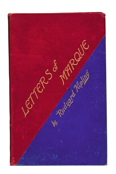View full screen - View 1 of Lot 108. Kipling, Letters of Marque, 1891.
