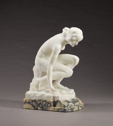 View full screen - View 1 of Lot 67. Crouching Nymph.