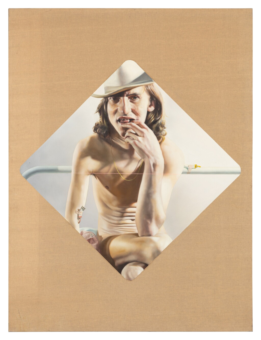 View full screen - View 1 of Lot 268. Autoportrait au chapeau (et quelques tubes).