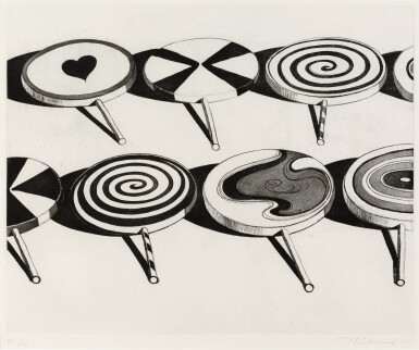 Black Suckers, from Seven Still Lifes and a Silver Landscape