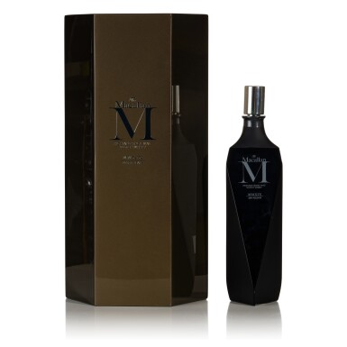 View full screen - View 1 of Lot 20. The Macallan M Black Decanter 2019 Release 46.5 abv MV (1 Bottle 70cl).