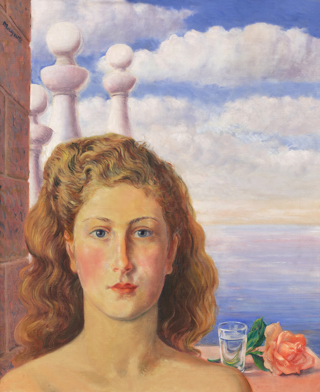 View full screen - View 1 of Lot 133. Portrait d'Arlette Magritte.