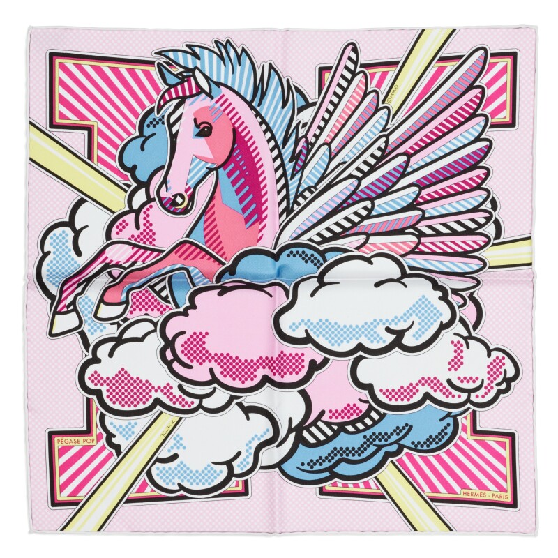 Multicolor Silk Pegase Pop Scarf By Handbag Sotheby S Multicolor Silk Pegase Pop Scarf By Handbag Sotheby S
