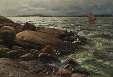 View full screen - View 1 of Lot 186. Coastal Landscape.