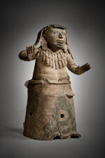 Large Veracruz Standing Figure of a Priest
