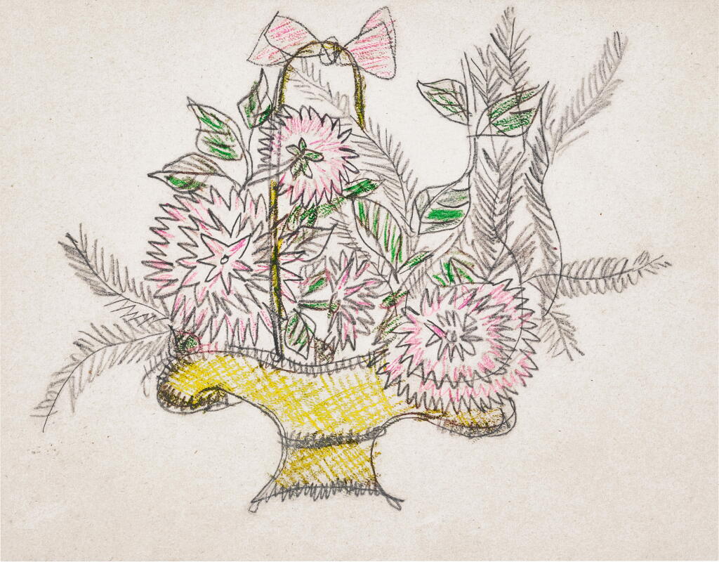 View full screen - View 1 of Lot 101. Sanyu 常玉 | Corbeille de fleurs 花籃.