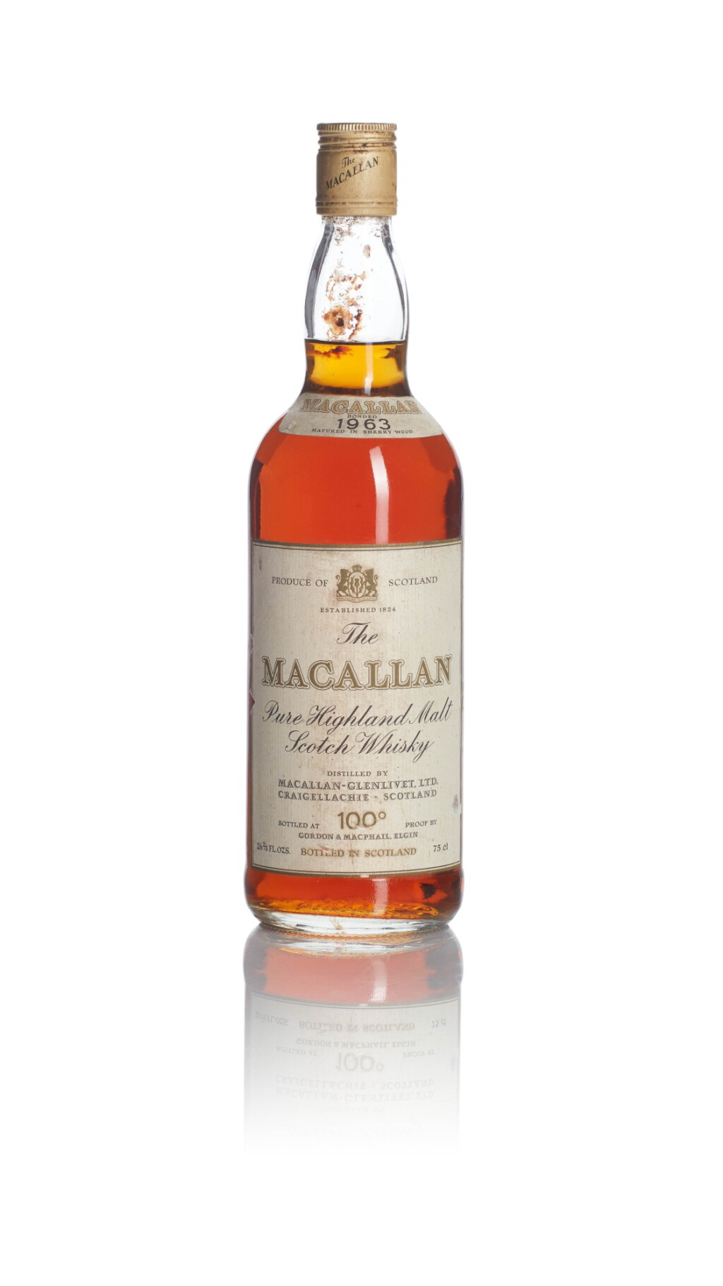 View full screen - View 1 of Lot 23. The Macallan 57.1 abv 1963 .