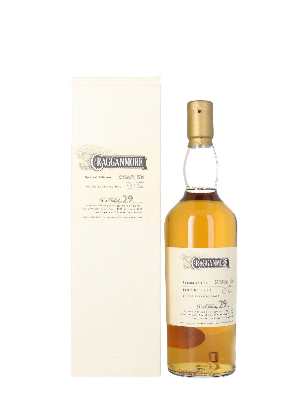View full screen - View 1 of Lot 5464. Cragganmore 29 Year Old 52.5 abv 1973 (1 BT75).