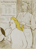 Le Coiffeur, Programme du Théâtre Libre (Delteil 14; Adriani 40; Wittrock 15)