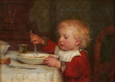 View full screen - View 1 of Lot 40. ALBERT ANKER | KNABE BEI TISCH (RUEDI ANKER) II.