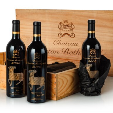 View full screen - View 1 of Lot 508. Château Mouton Rothschild 2000 (12 BT).