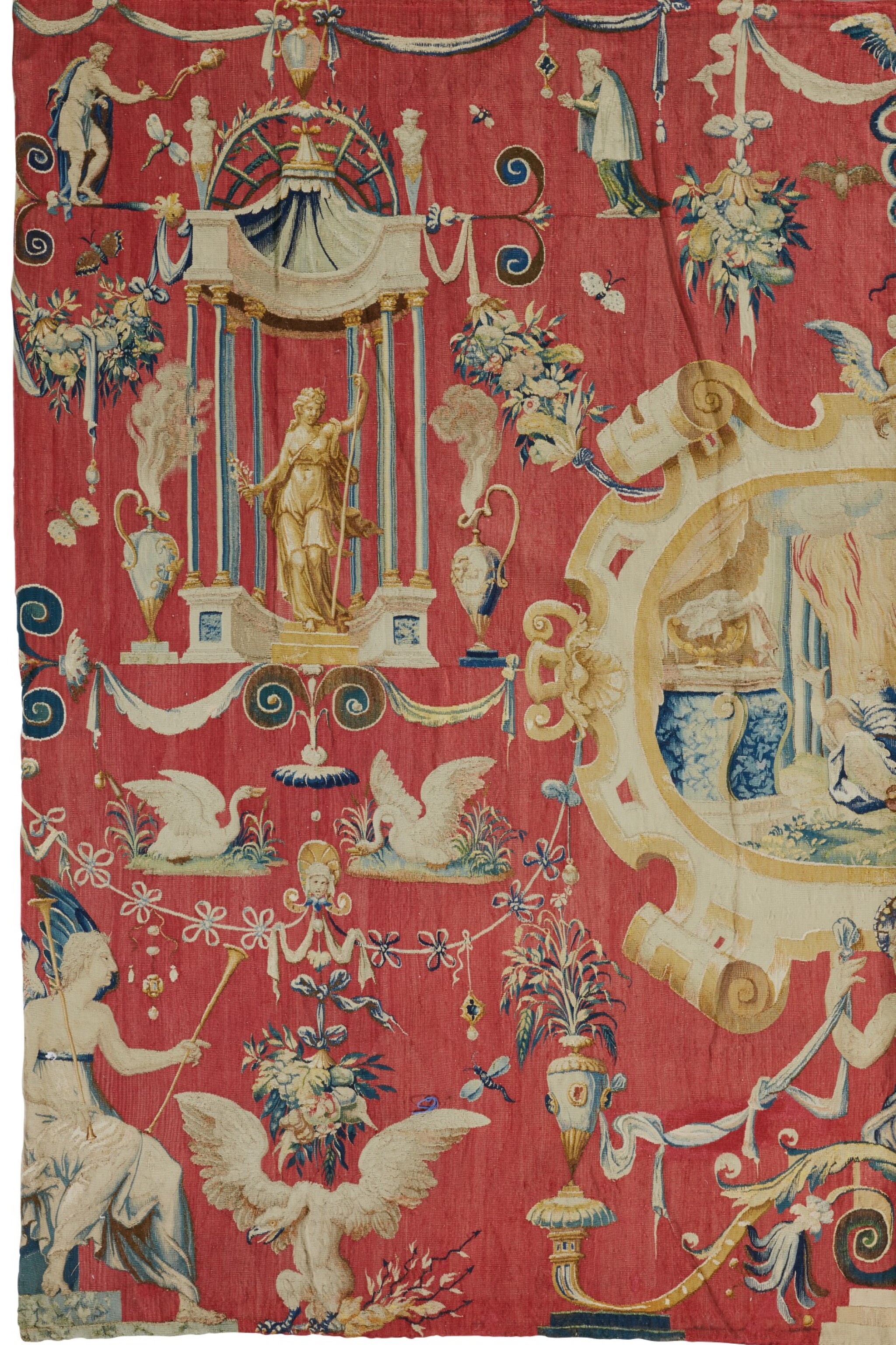 A 'GROTESQUE MEDALLION' TAPESTRY, SOUTHERN NETHERLANDS, BRUSSELS, THIRD